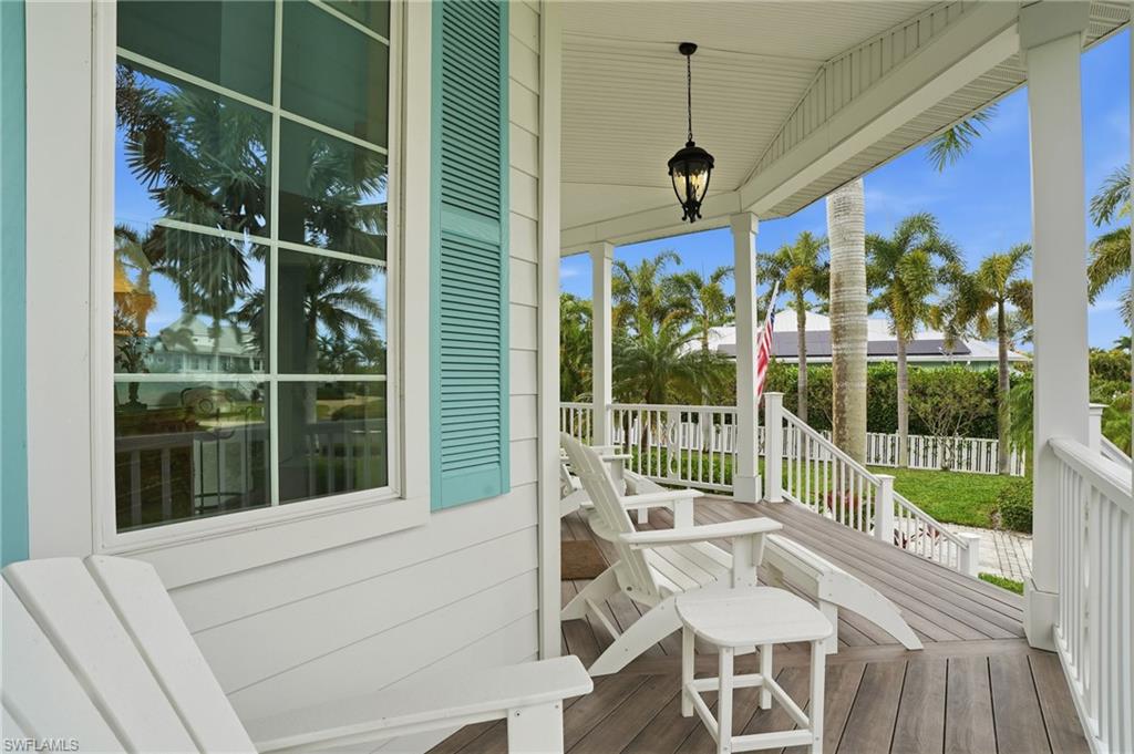 View of wooden porch