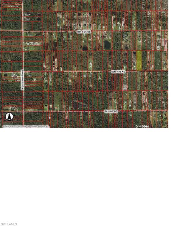 Map / location with property parcel outlined