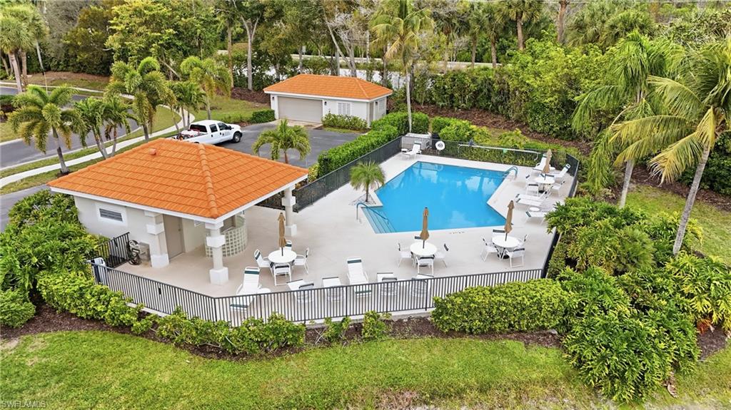 View of property's community featuring a bocce ball area and tennis courts