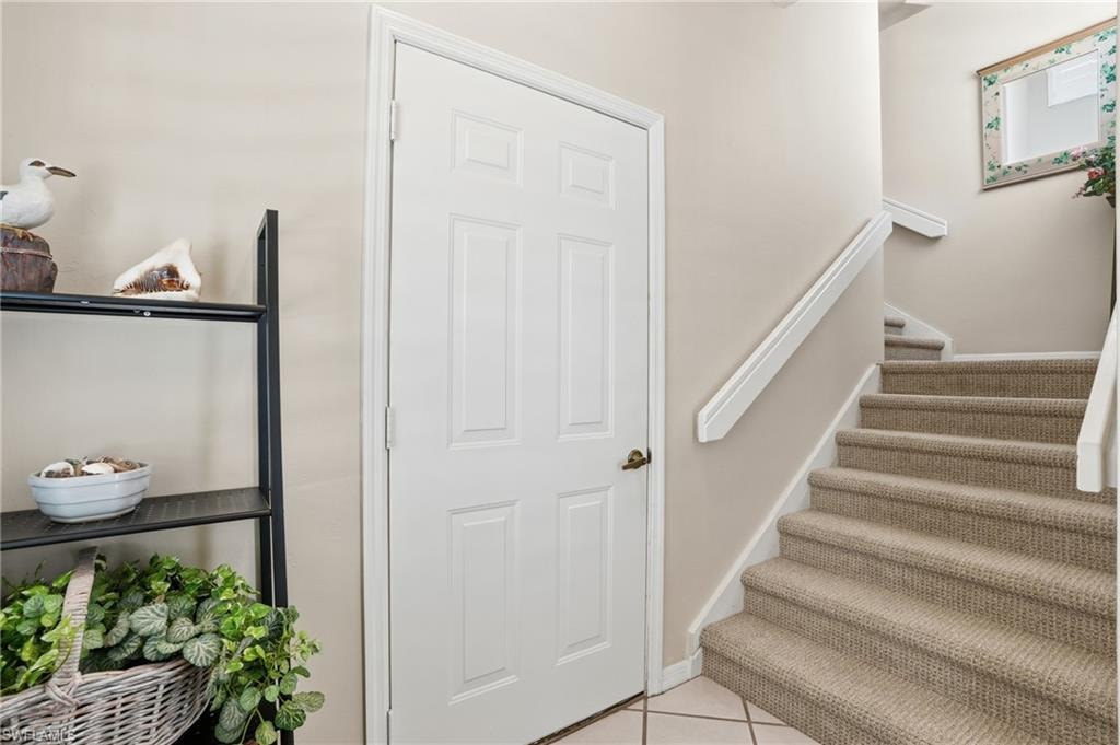 Staircase to second floor