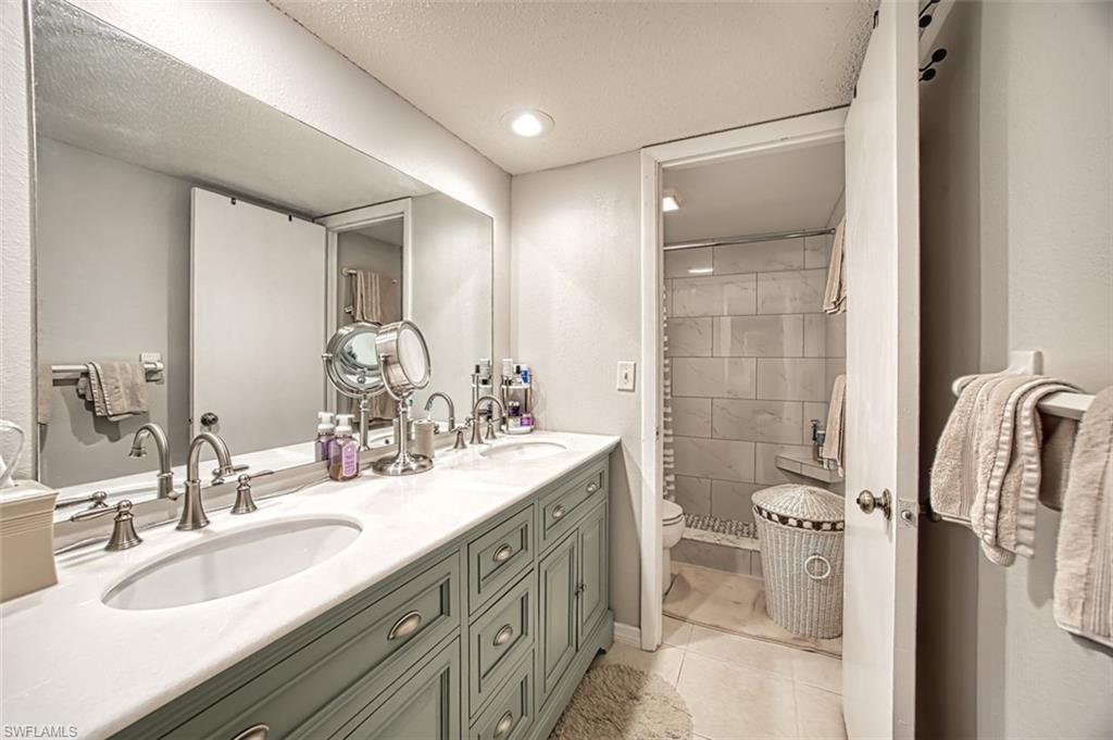 Updated main bath with dual sinks