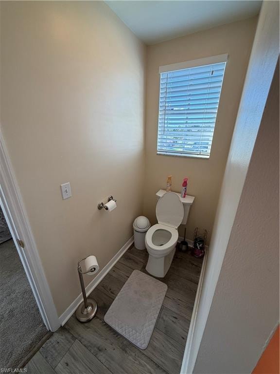 Bathroom featuring wood finished floors
