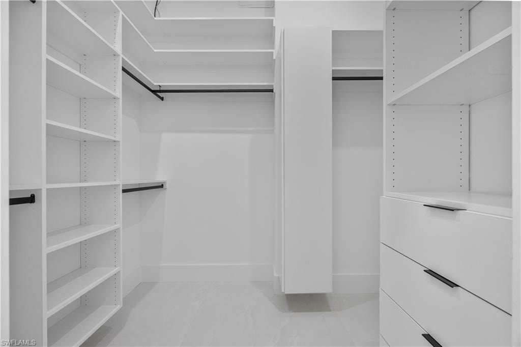 View of spacious closet