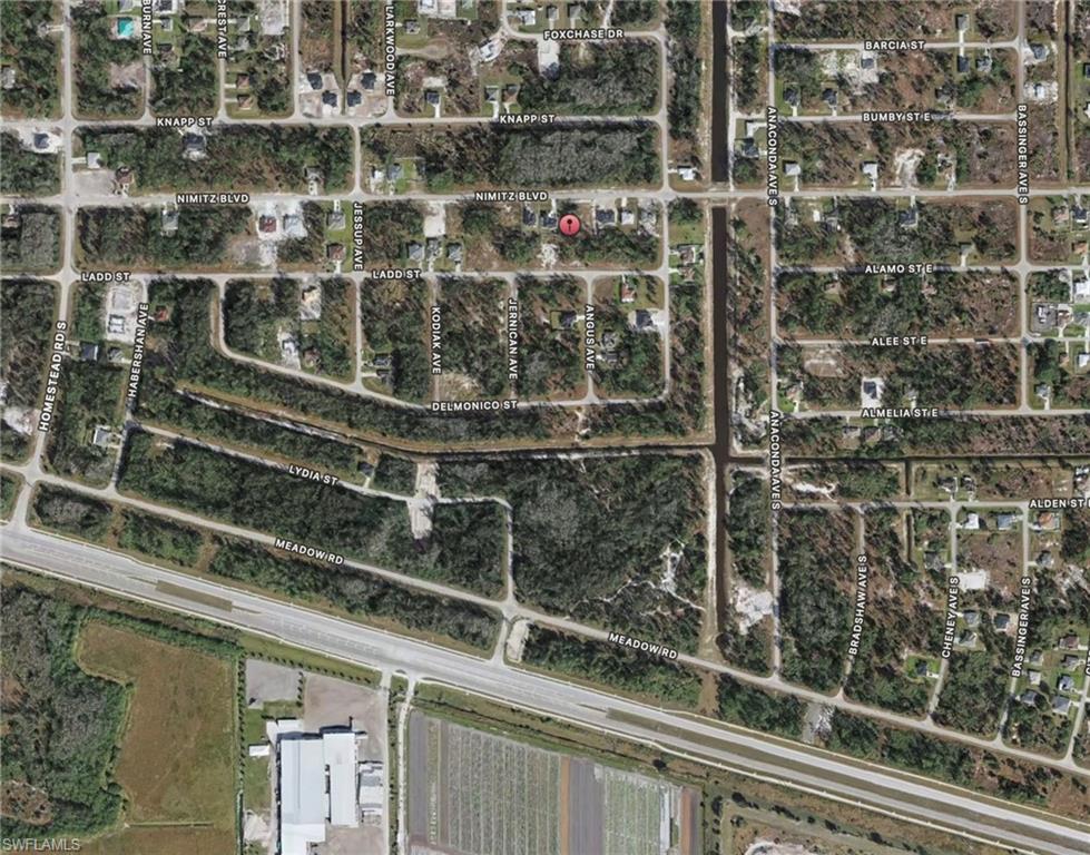 Aerial overview of property's location