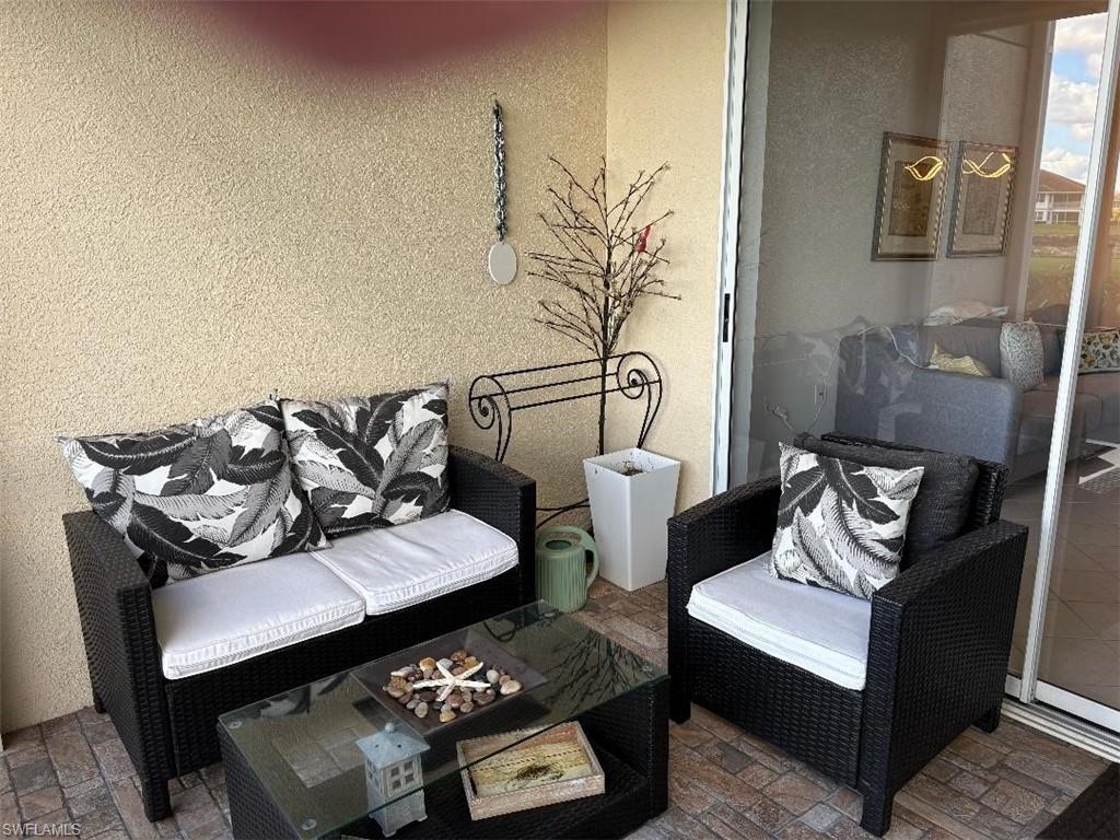 Brick paved and screened lanai.