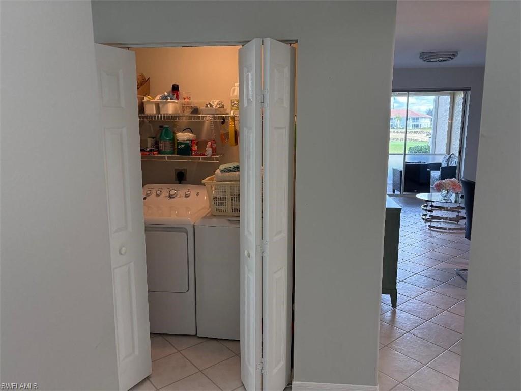 Laundry area.