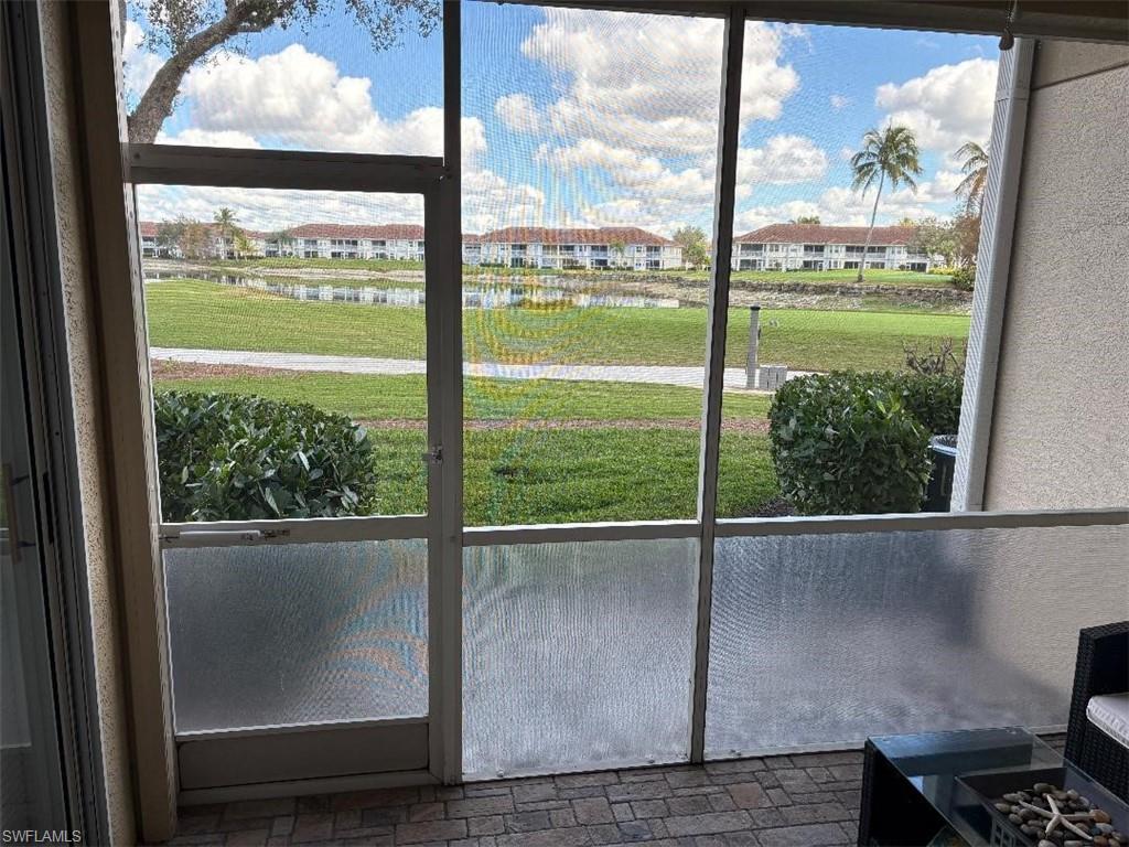 View of 16th tee box from living area and lanai.