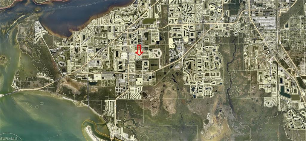 Aerial overview of property's location