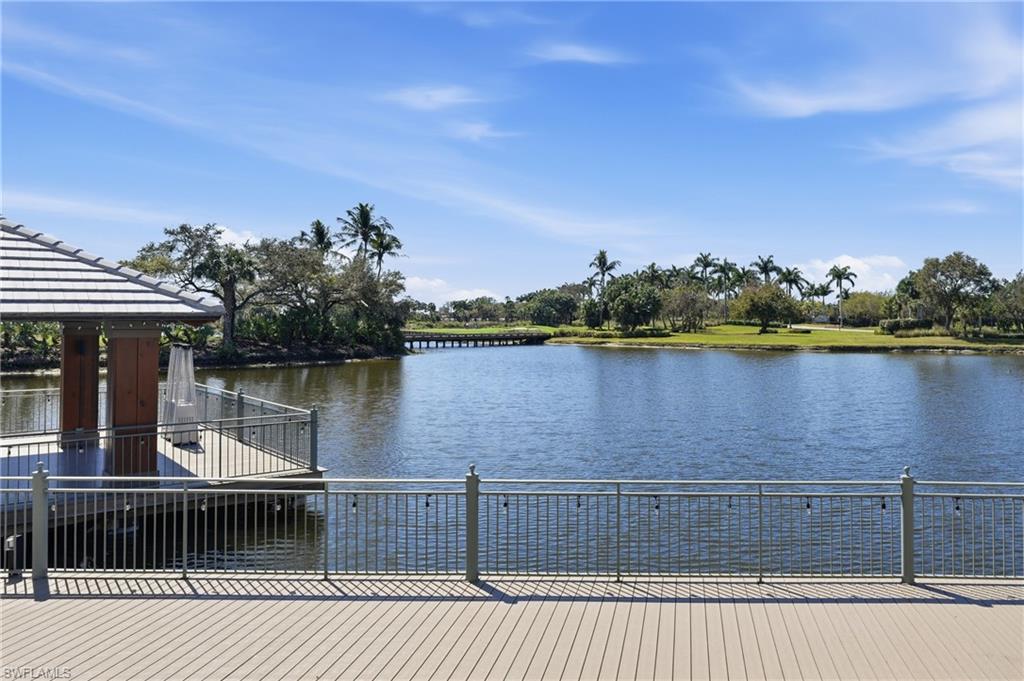 Community gazebo and deck area offering a peaceful outdoor space to relax and enjoy the surroundings within Fiddler’s Creek.