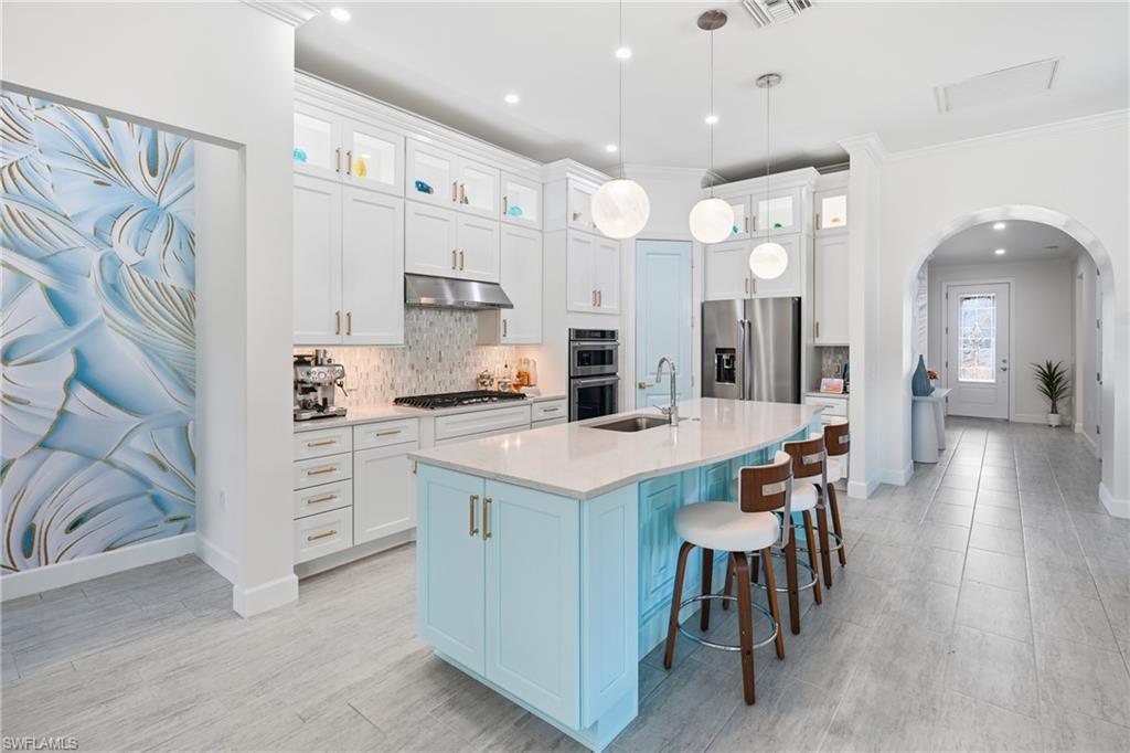 Open kitchen design ideal for entertaining and everyday living