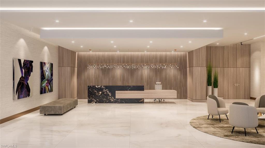View of lobby reception area