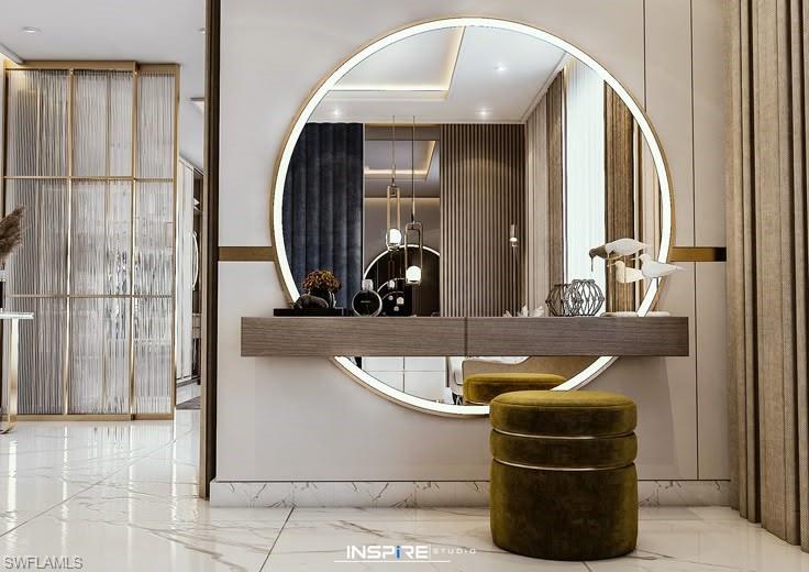 Photos are of a similar home by builder and are for illustrative purposes only. View of entry area.