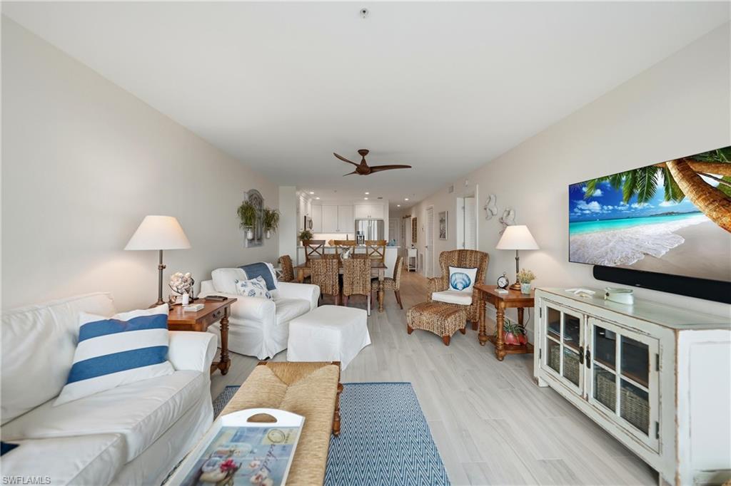 Open Living Room/Dining Room Combo - Bay Views
