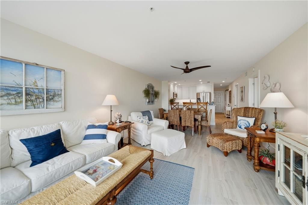 Open Living Room/Dining Room Combo - Bay Views