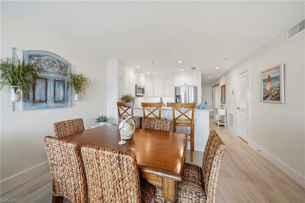 Open Kitchen with Breakfast Bar and Pantry, Dinette