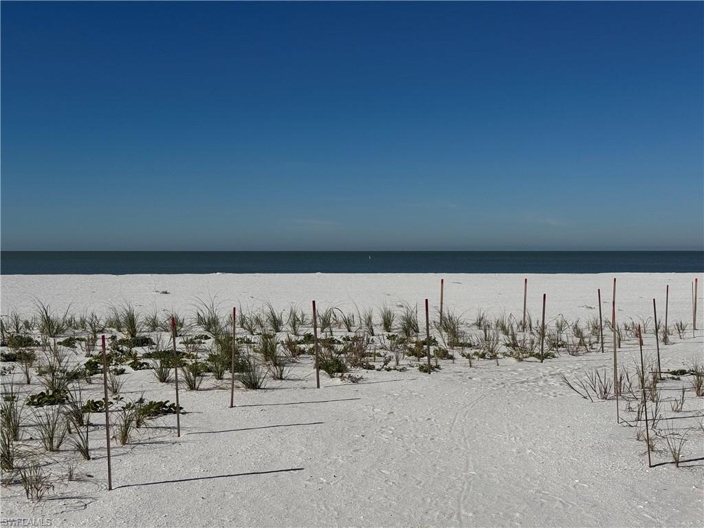 Beach renourishment in front of the condo