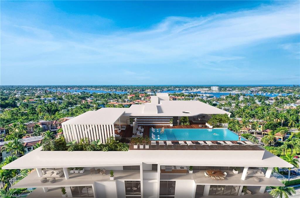 Aerial view rooftop