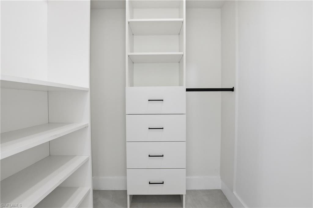 View of spacious closet