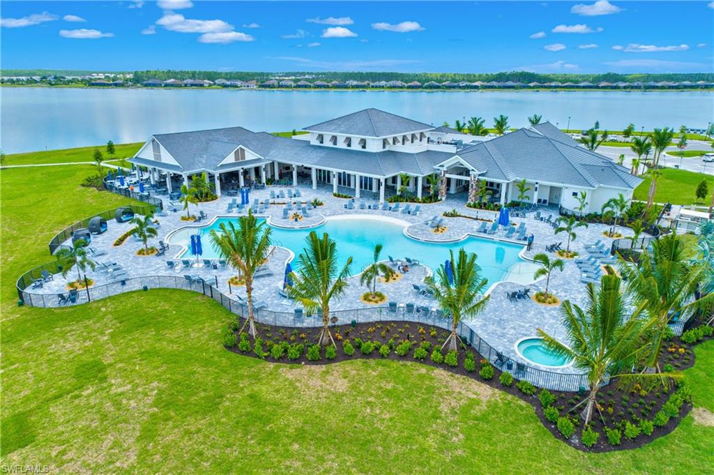 Wildblue's social Club offers a resort style pool, lake beach, Splashes poolside bar and grill, Azure formal dining restaurant, community gathering room and nearby boat docks available for yearly lease.