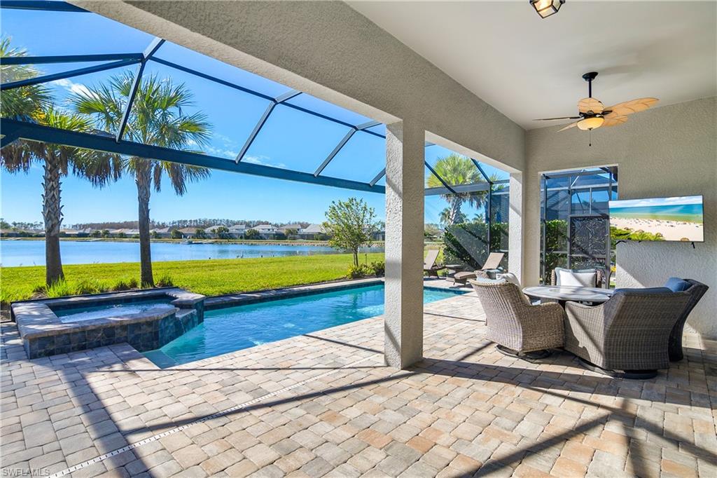 You'll love the private pool & spa, panoramic lanai screen, covered outdoor space and southern exposure.