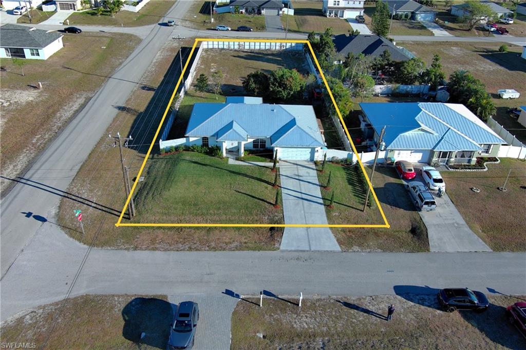 Aerial perspective of DOUBLE LOT