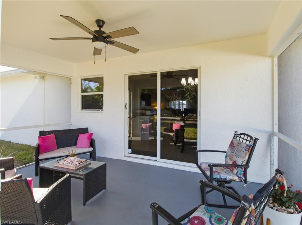 Screen covered Lanai