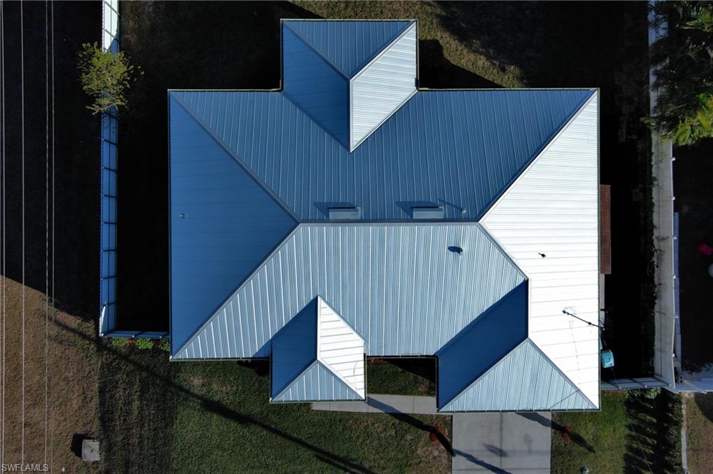 View from above of property of the home