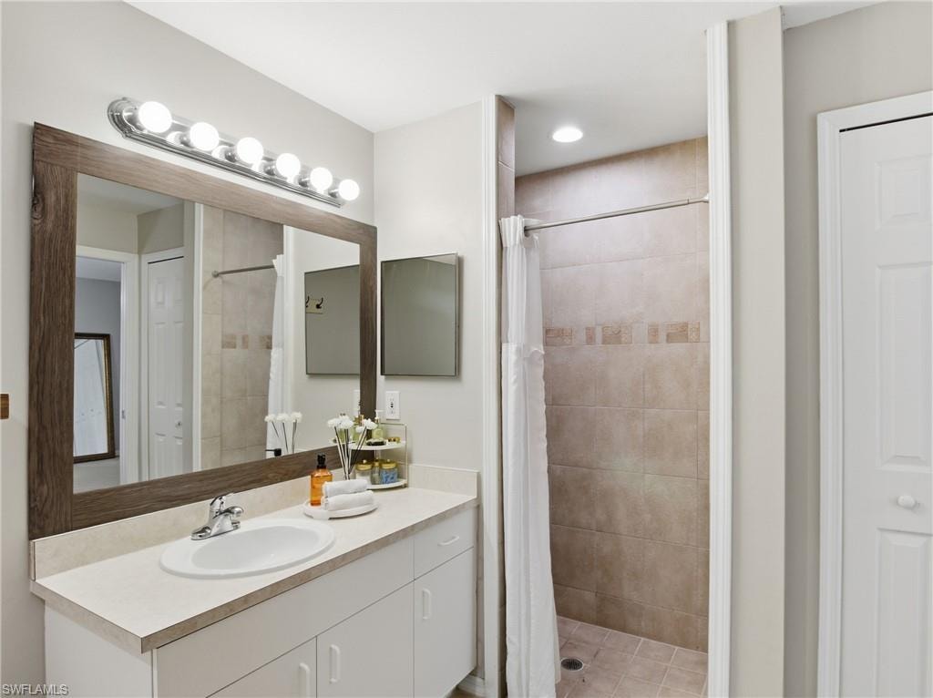 Master Bathroom featuring shower stall