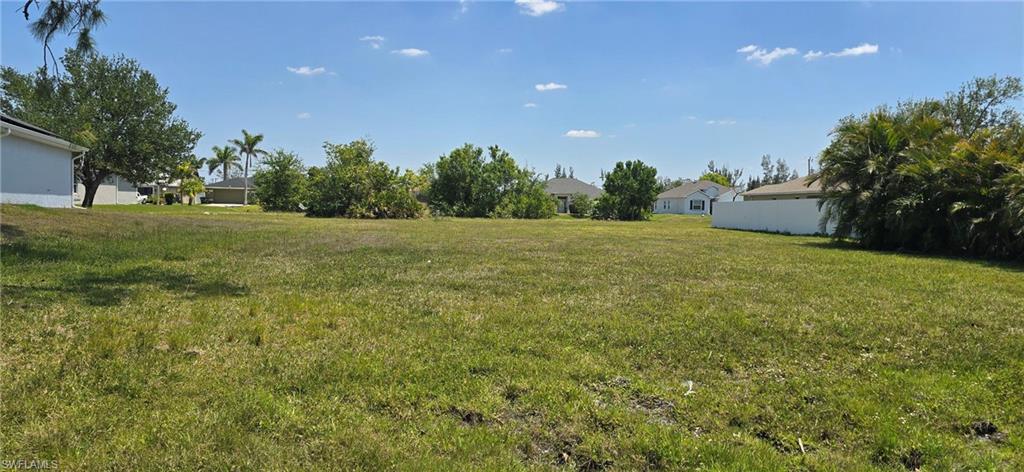 Your home site cleared with no trees