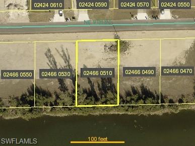 Map of property location featuring property parcel outlined