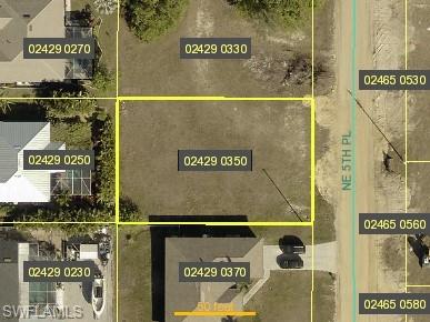 Aerial overview of property's location
