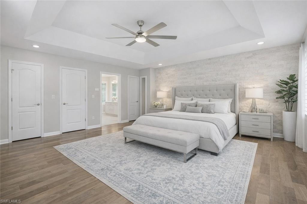 Primary Bedroom Virtually Reimagined & Designed by Jodi Inc.