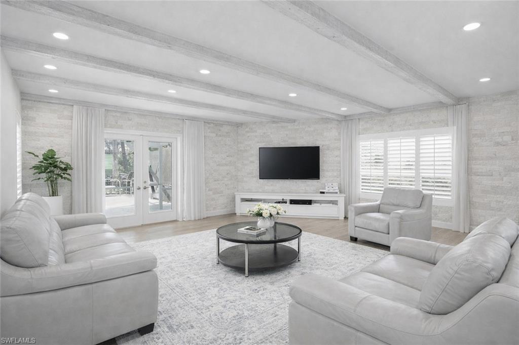 Living Room Virtually Reimagined & Designed by Jodi Inc.