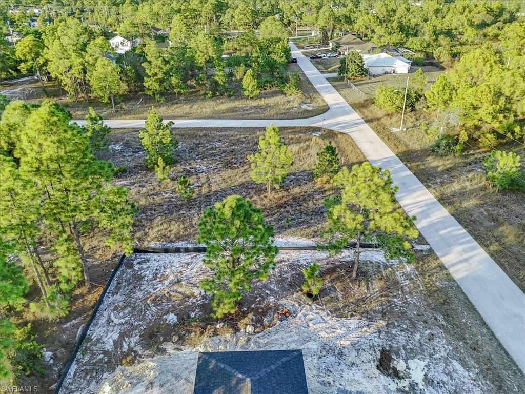 Aerial view of property's location