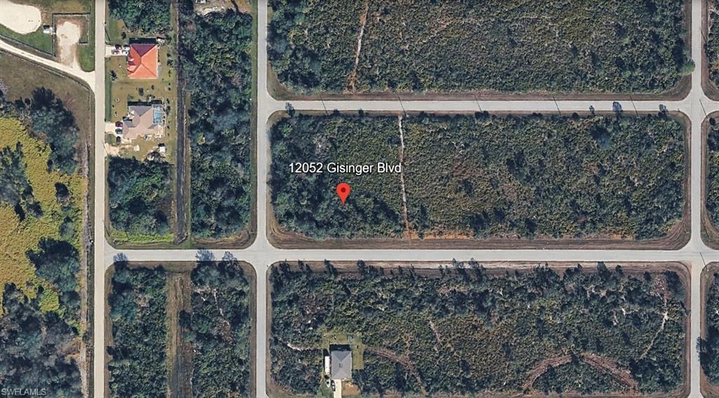 Aerial view of property's location