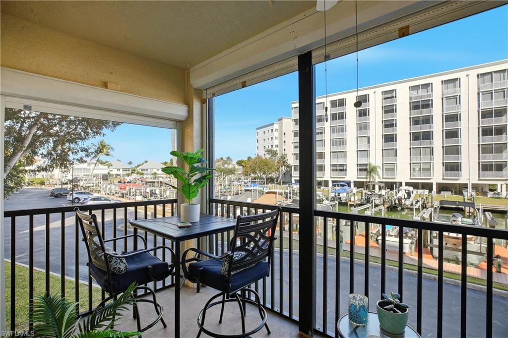 Spacious screened lanai with rool down storm shutters