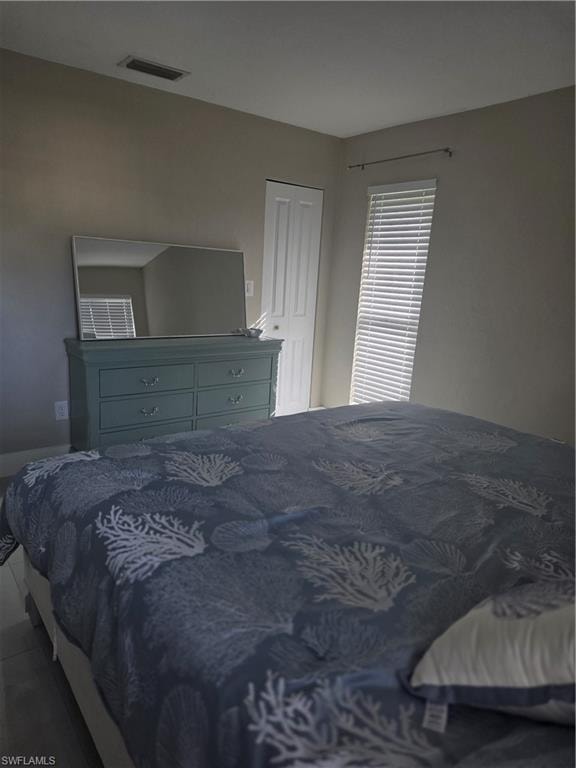 Bedroom with a closet
