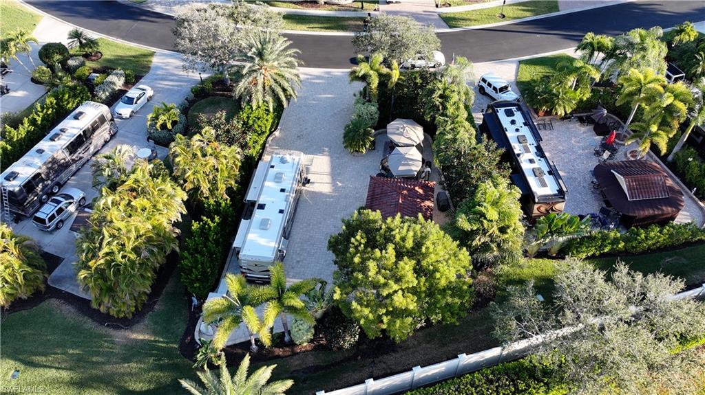 Aerial overview of property's location
