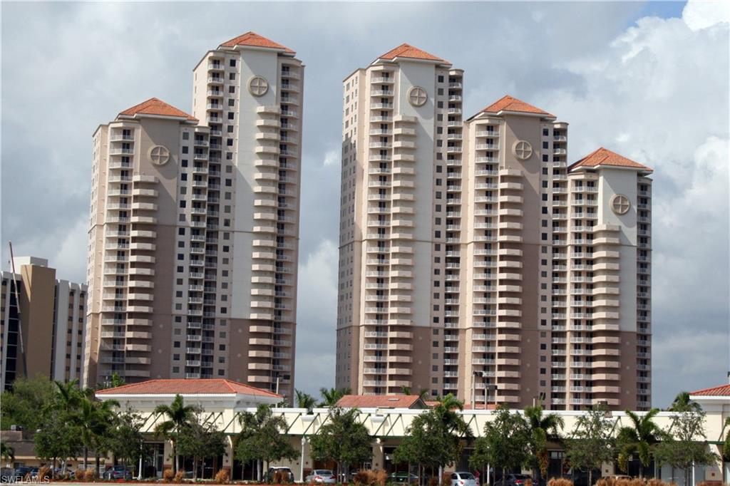 View of building exterior with a city view