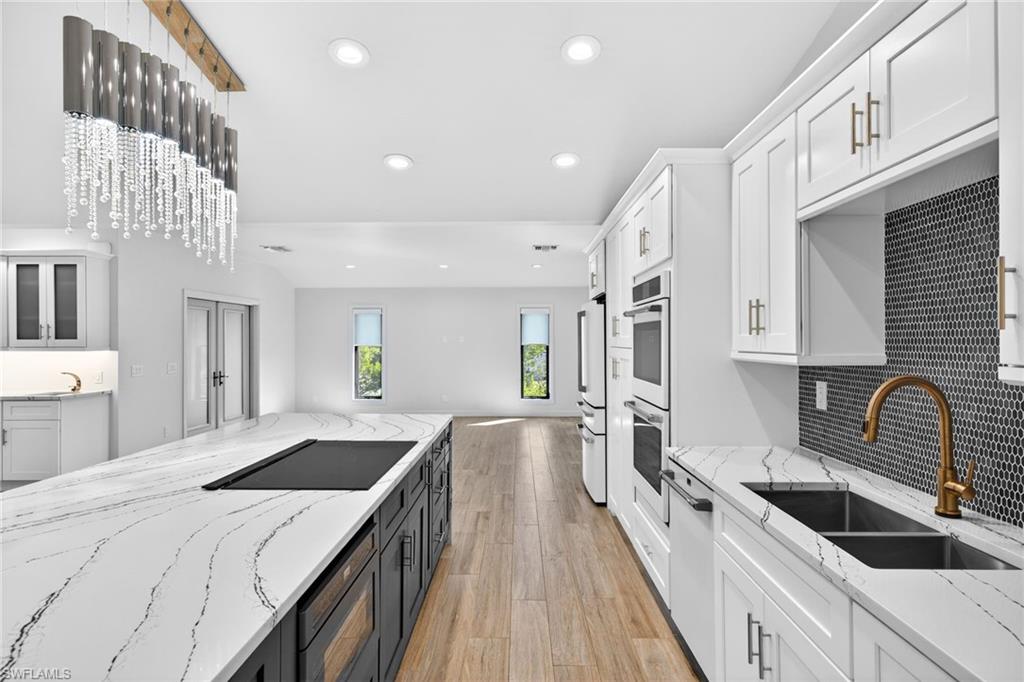 Fully remodeled kitchen.