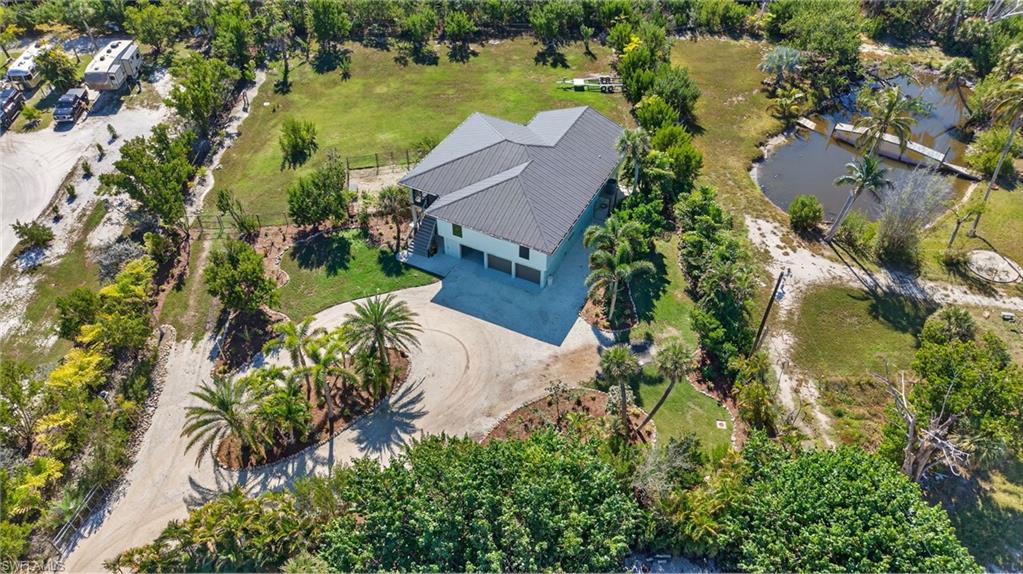 Aerial view of property and surrounding area
