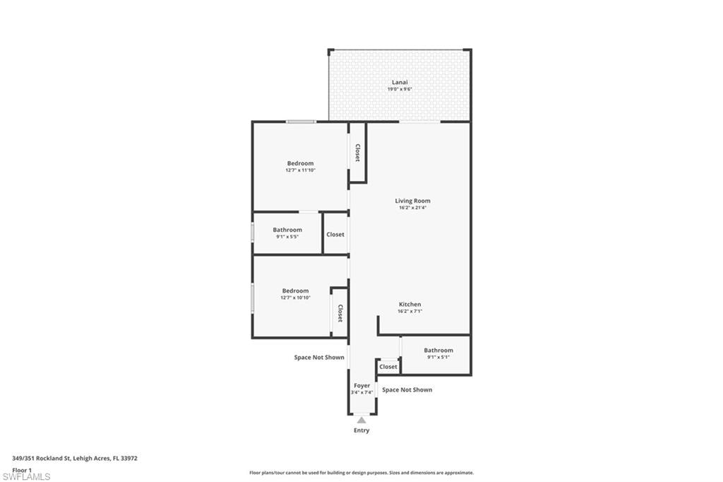 View of floor plan / room layout