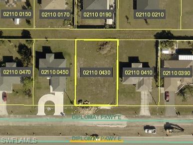 Aerial overview of property's location