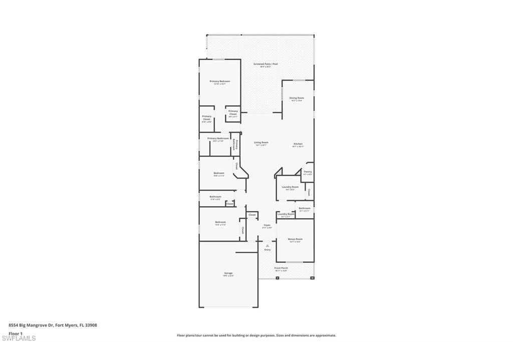 View of floor plan / room layout