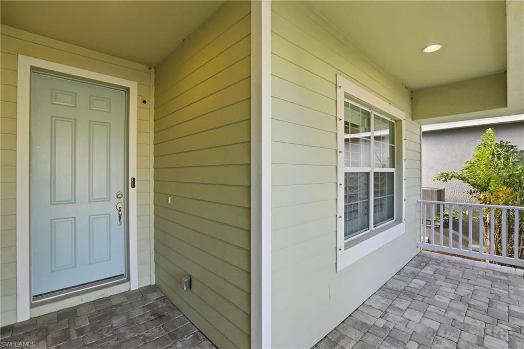 View of exterior entry