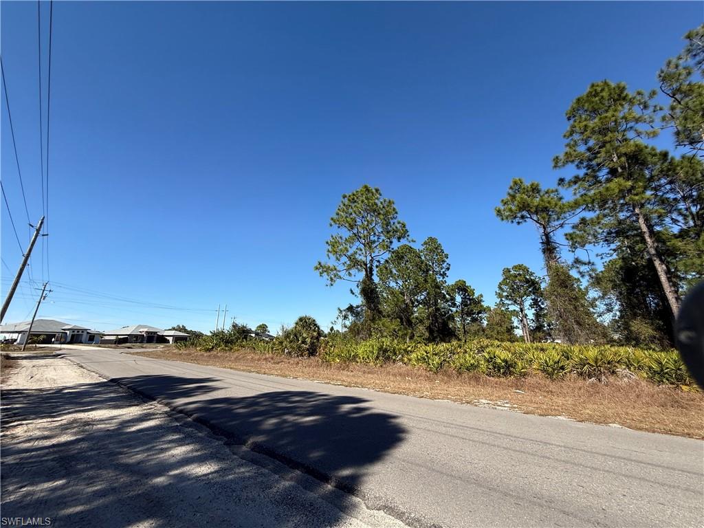 View of asphalt road