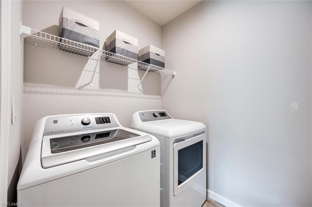 Laundry area with washer and dryer