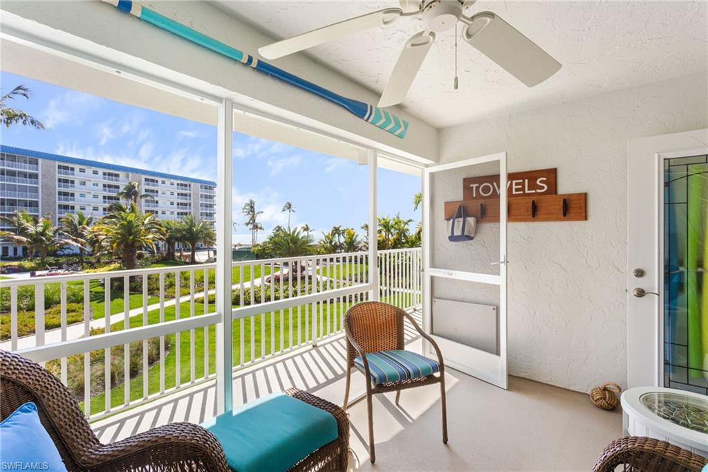 Front Screened Balcony with Beautiful Beach views!