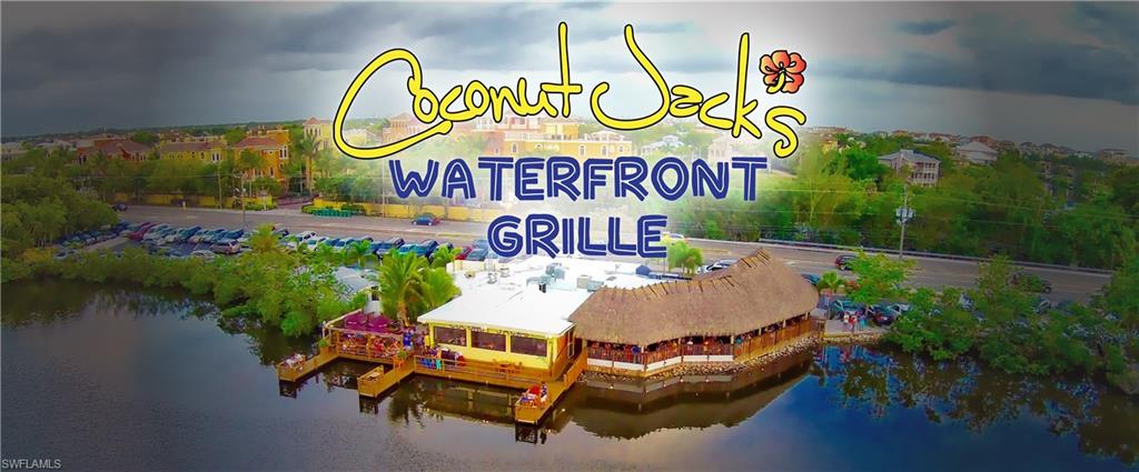 Bike, Walk, or Boat to Coconut Jacks for fine dining.