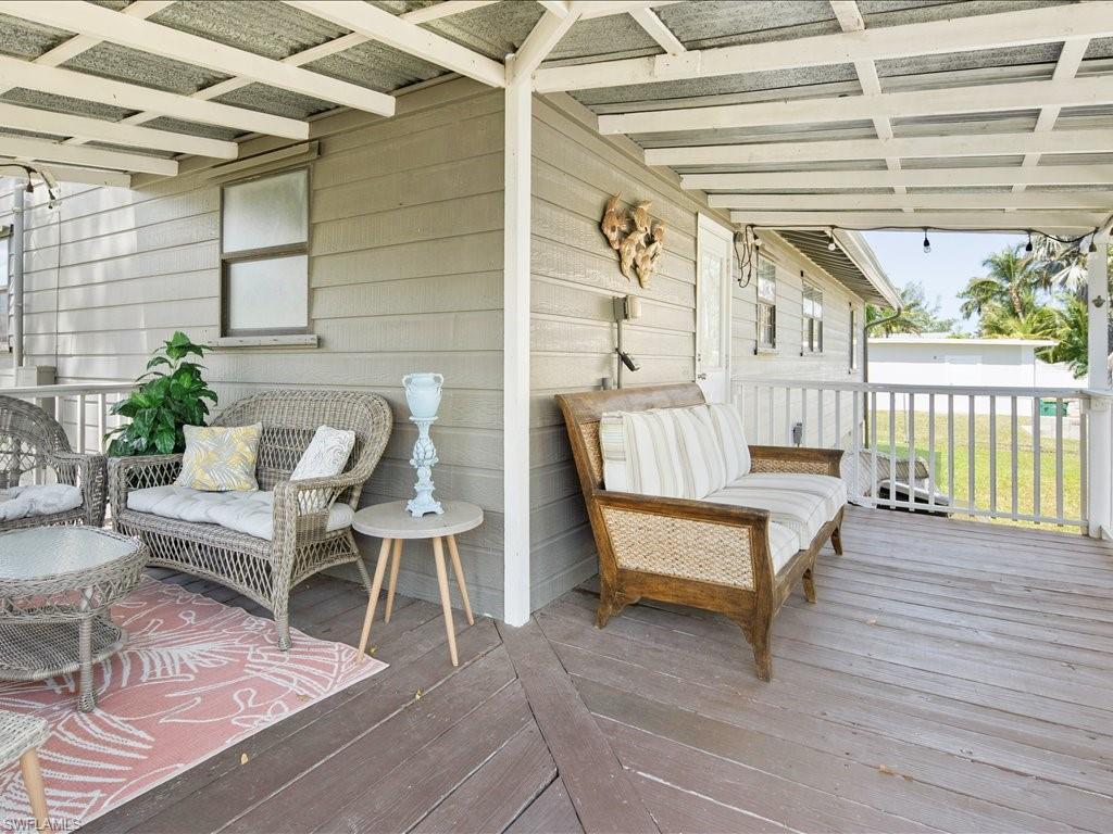 View of deck